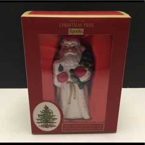 Spode Santa ceramic tree ornament new
